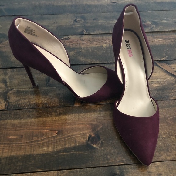 👠 Mauve Pointed Toe Heels - Picture 2 of 3